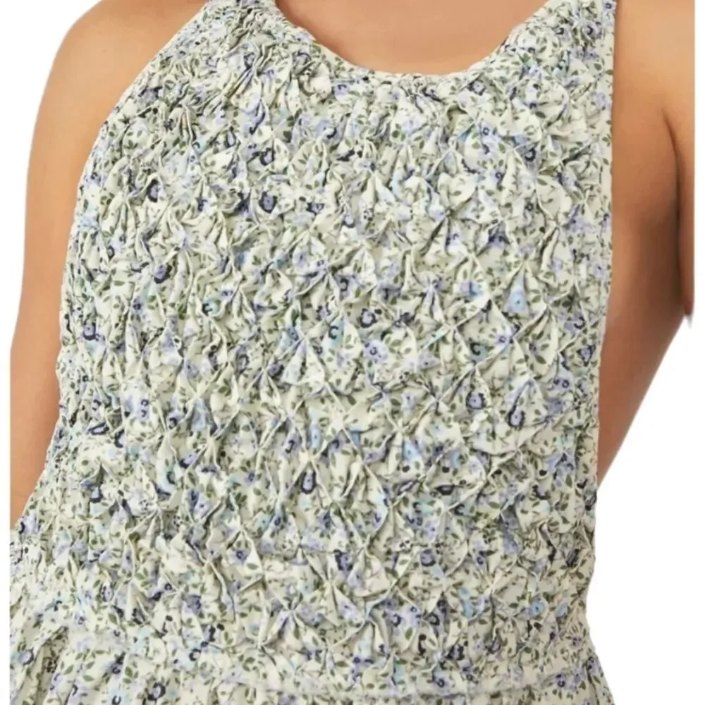FREE PEOPLE Petunia Cotton Mini Dress Sz MEDIUM‎